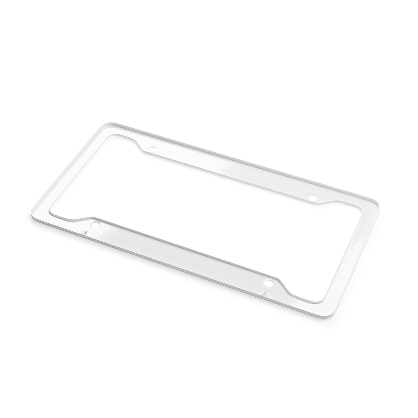 Sparkling Pink License Plate Frame for Glamorous Style
