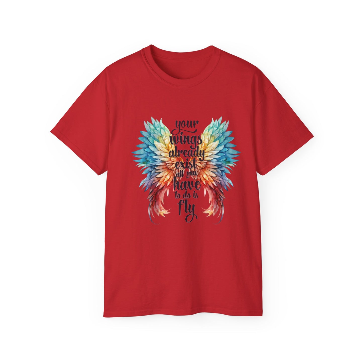 Inspirational Wings Tee-Your Wings Already Exist All You Have To Do Is Fly