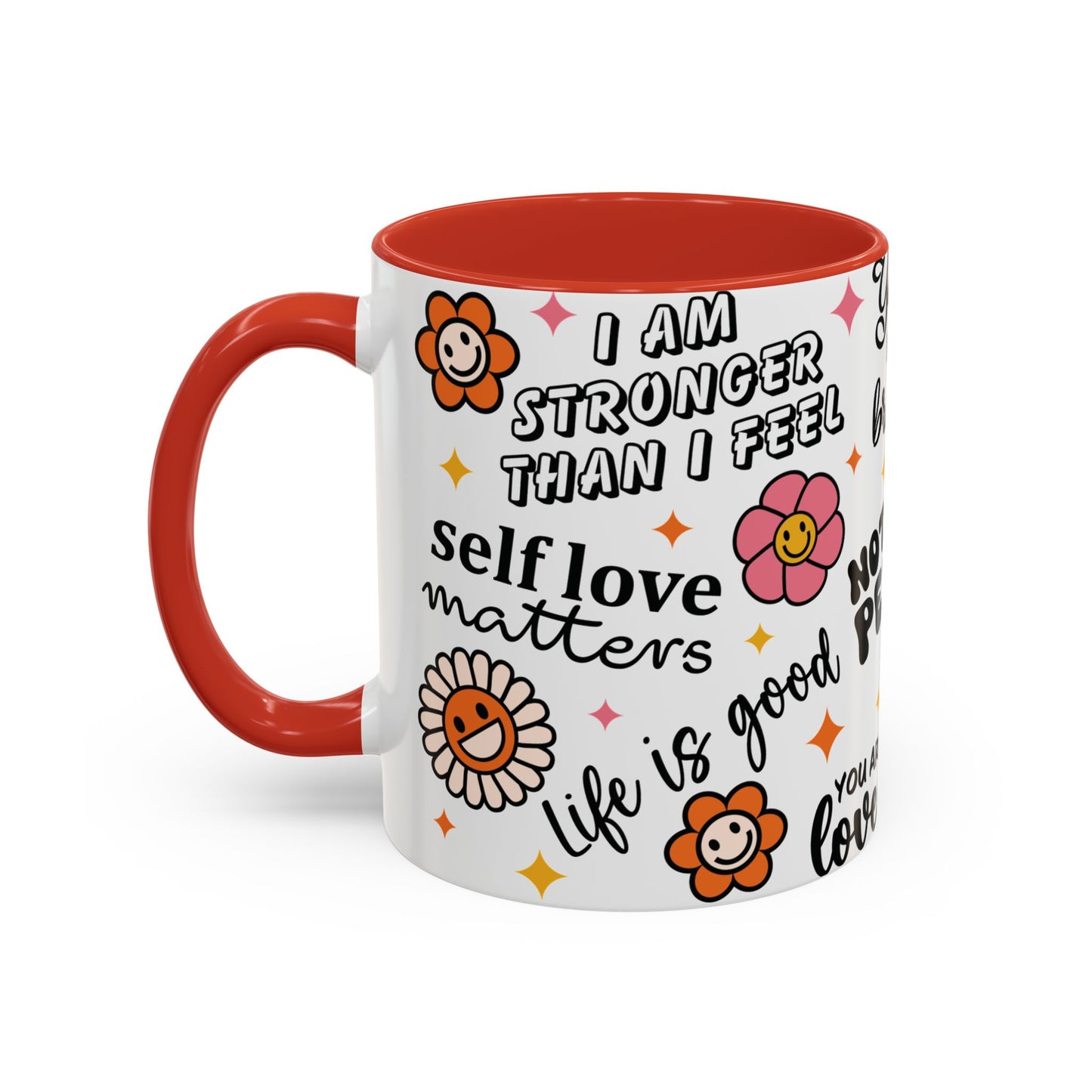Mug - I Am Stronger Than I Feel - Self Care Inspirational 11 oz Coffee Mug