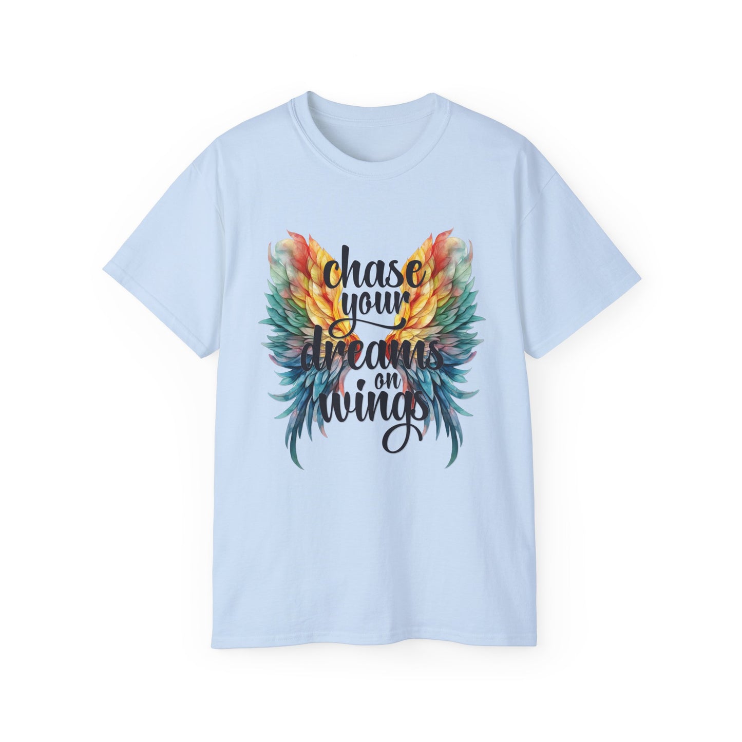 Inspirational Wings Tee-Chase Your Dreams On Wings