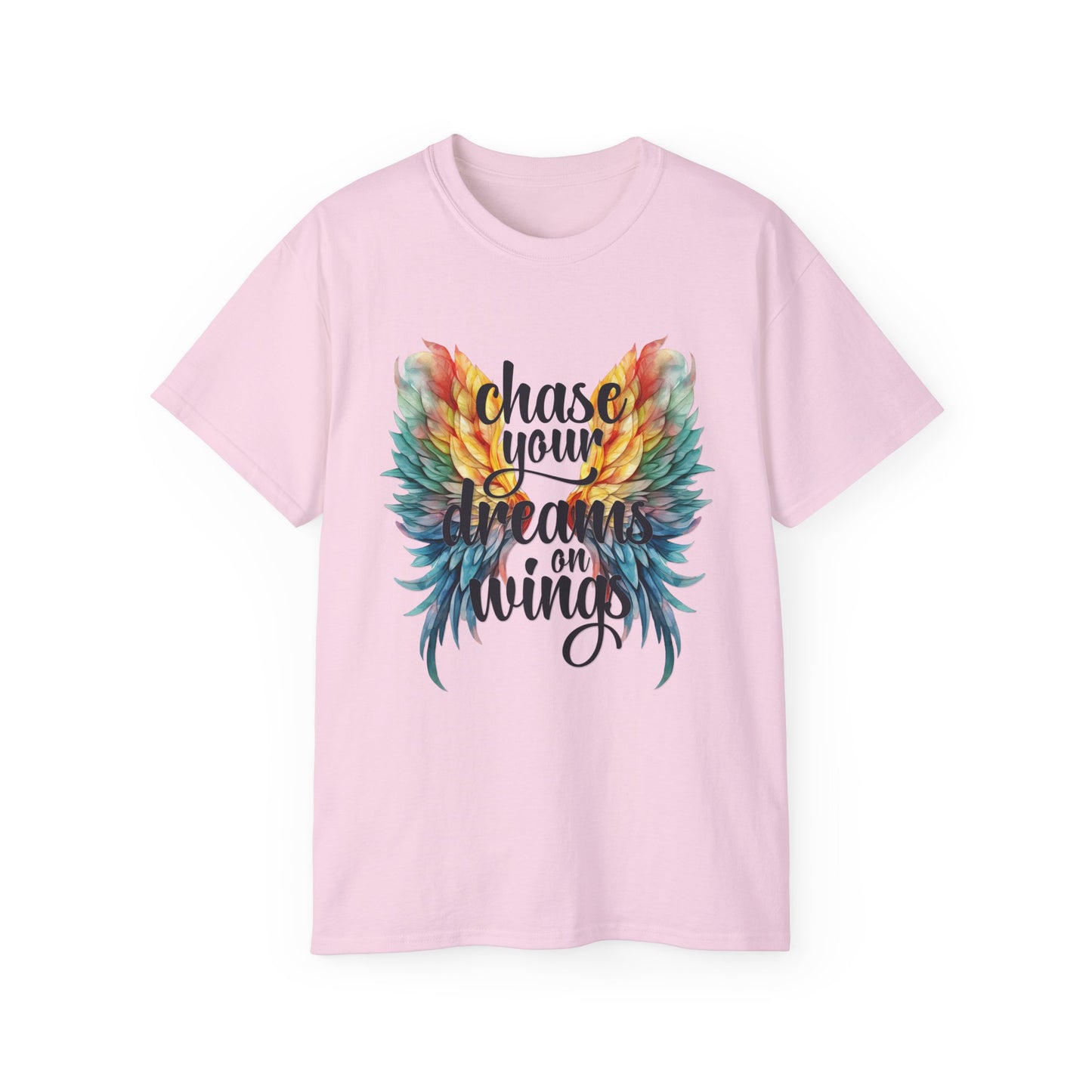Inspirational Wings Tee-Chase Your Dreams On Wings