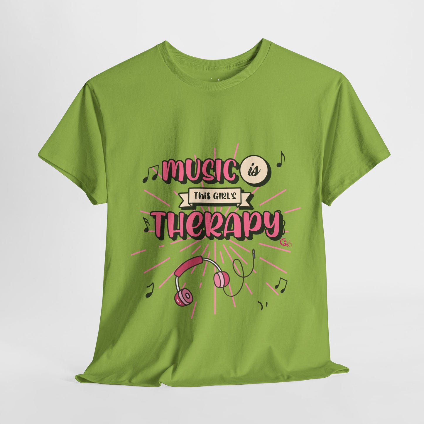 Music Is This Girl's Therapy Tee