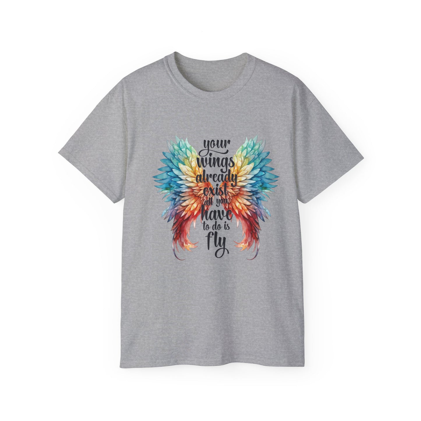 Inspirational Wings Tee-Your Wings Already Exist All You Have To Do Is Fly