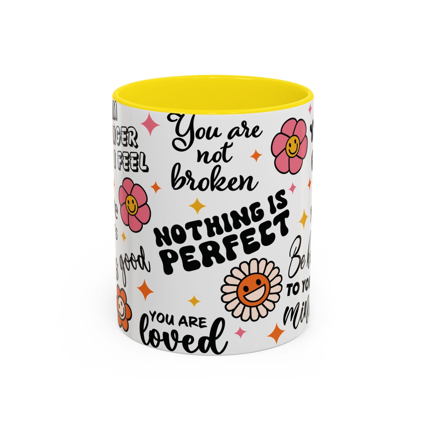 Mug - I Am Stronger Than I Feel - Self Care Inspirational 11 oz Coffee Mug
