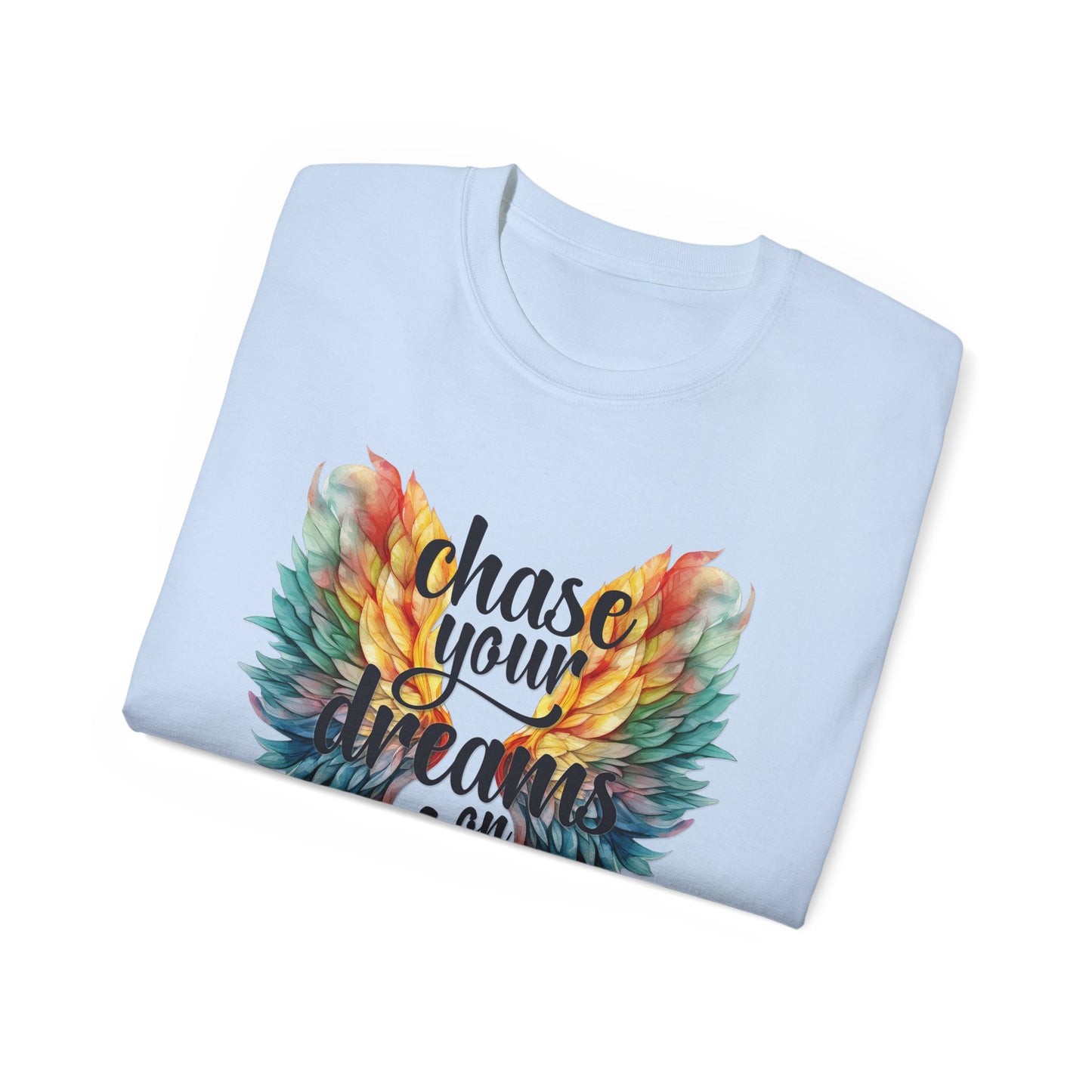Inspirational Wings Tee-Chase Your Dreams On Wings