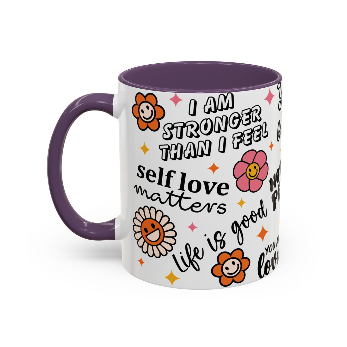 Mug - I Am Stronger Than I Feel - Self Care Inspirational 11 oz Coffee Mug