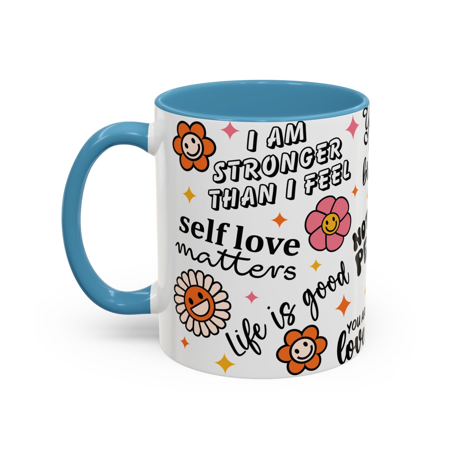 Mug - I Am Stronger Than I Feel - Self Care Inspirational 11 oz Coffee Mug