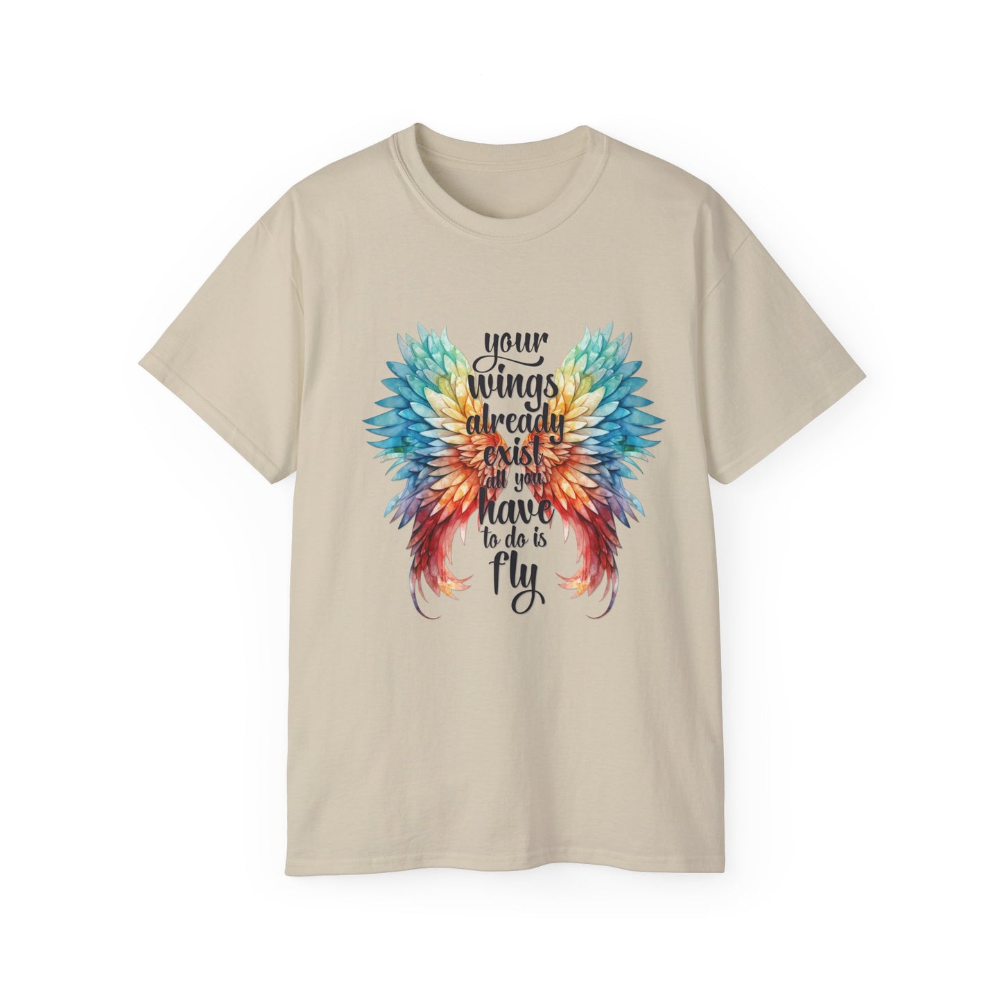 Inspirational Wings Tee-Your Wings Already Exist All You Have To Do Is Fly