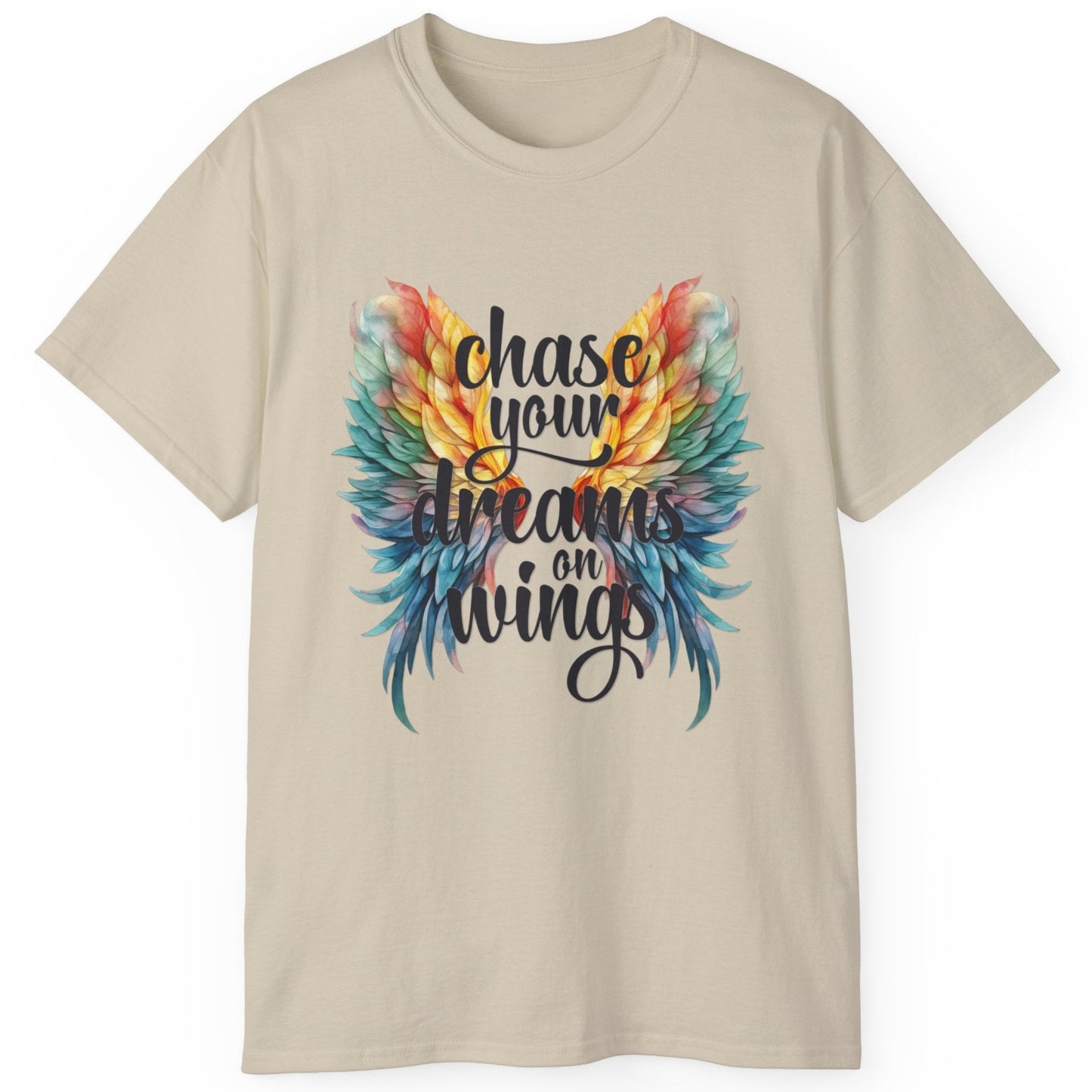 Inspirational Wings Tee-Chase Your Dreams On Wings