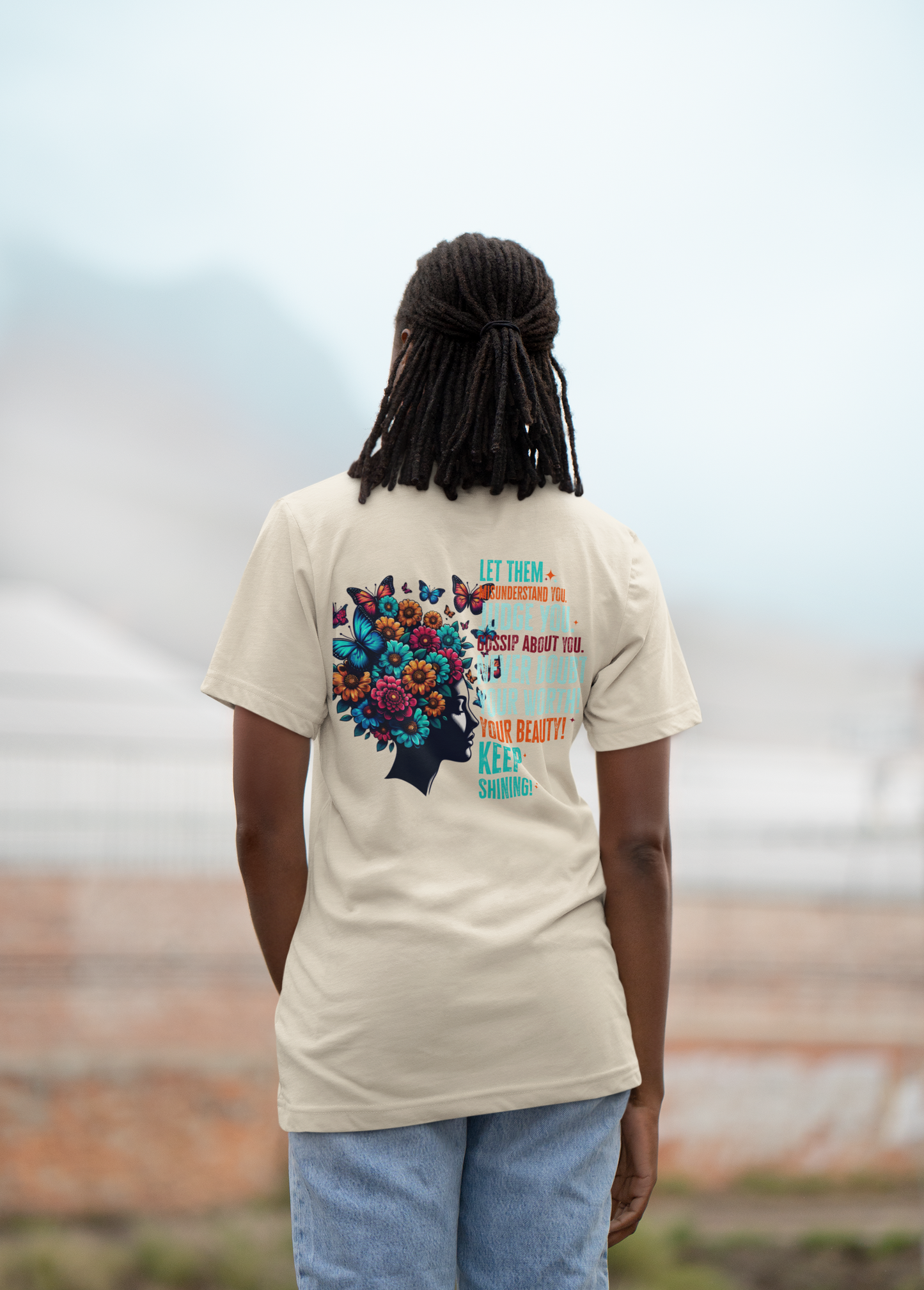 Inspirational 'Let Them...Let Your Beauty Shine' Soft style T-Shirt