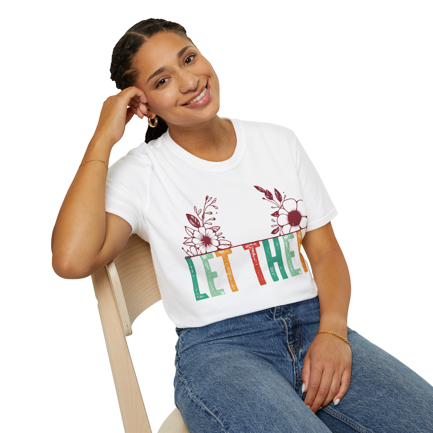 Inspirational 'Let Them...Let Your Beauty Shine' Soft style T-Shirt