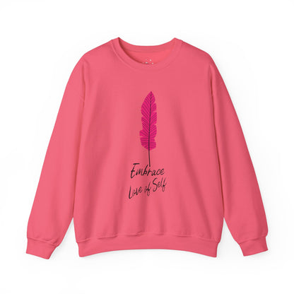 Feather Embrace Love Of Self Sweatshirt