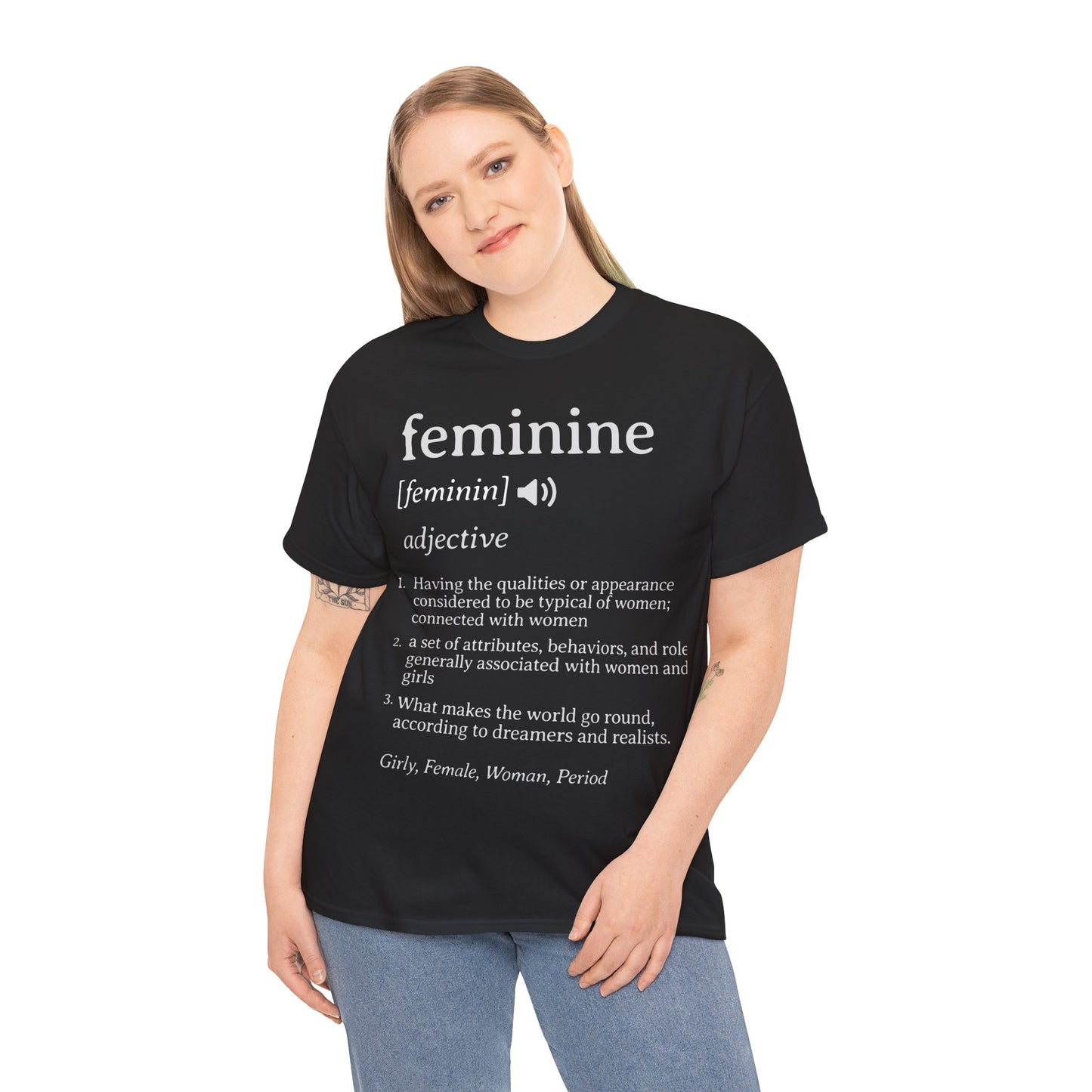 Feminine Defined Cotton Tee