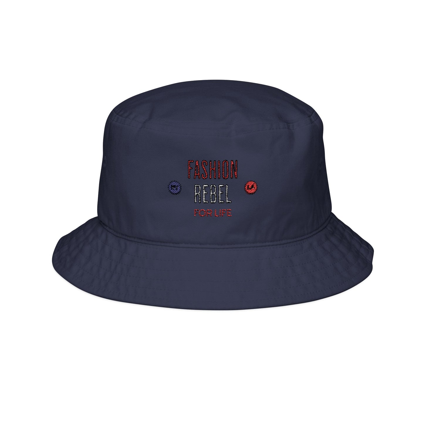 Embroidered Bucket Hat - "Fashion Rebel For Life [LA - NY]