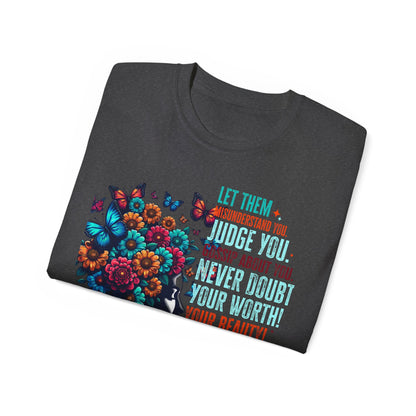 Inspirational Floral Graphic Tee - "Let Your Beauty Shine!"