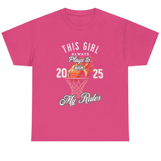 This Girl Plays To Win | My Rules T-Shirt