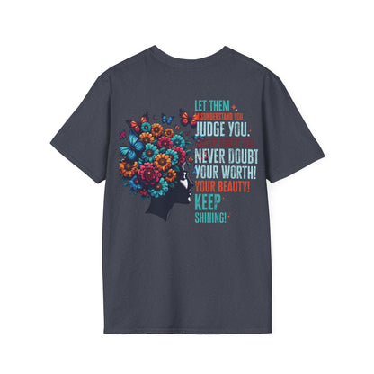 Inspirational 'Let Them...Let Your Beauty Shine' Soft style T-Shirt