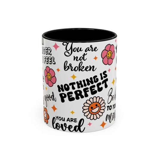 Mug - I Am Stronger Than I Feel - Self Care Inspirational 11 oz Coffee Mug
