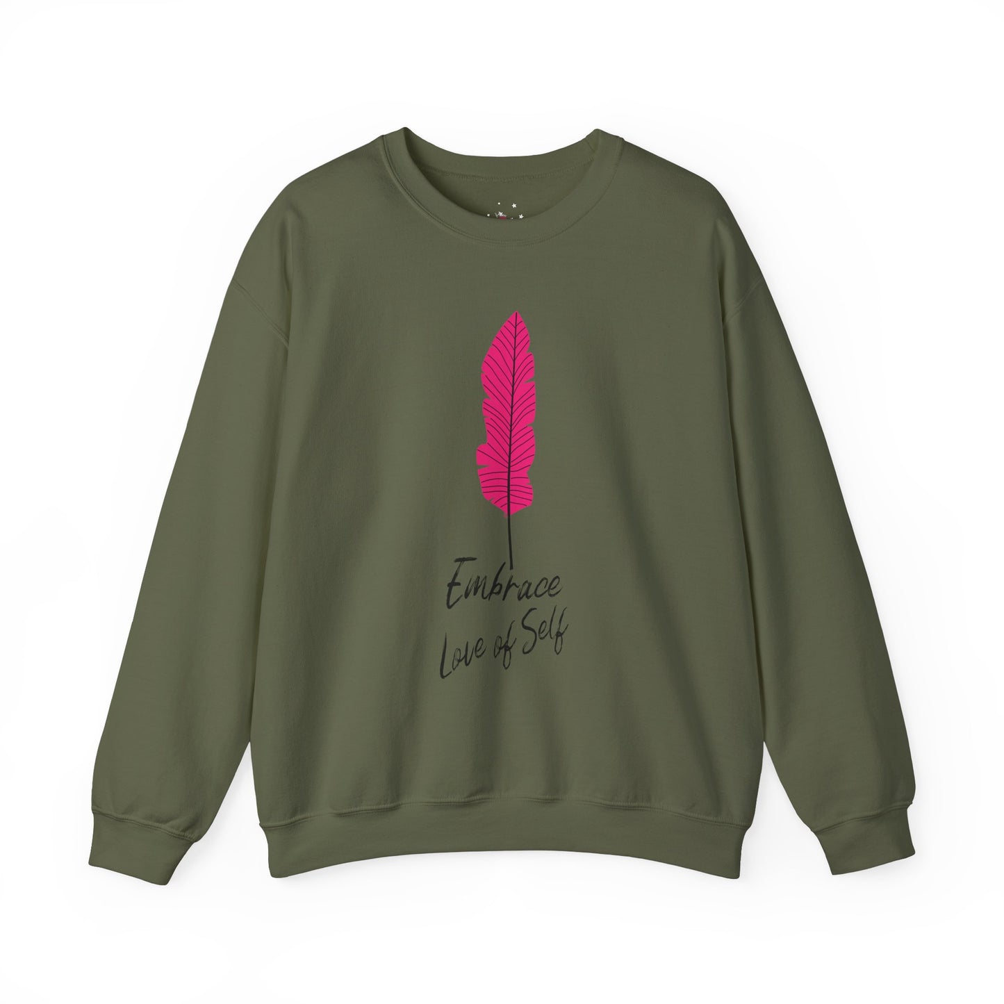 Feather Embrace Love Of Self Sweatshirt