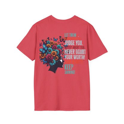 Inspirational 'Let Them...Let Your Beauty Shine' Soft style T-Shirt