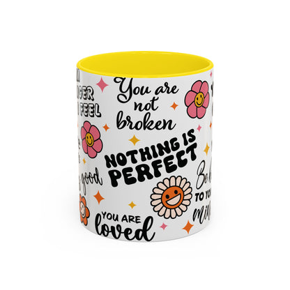 Mug - I Am Stronger Than I Feel - Self Care Inspirational 11 oz Coffee Mug