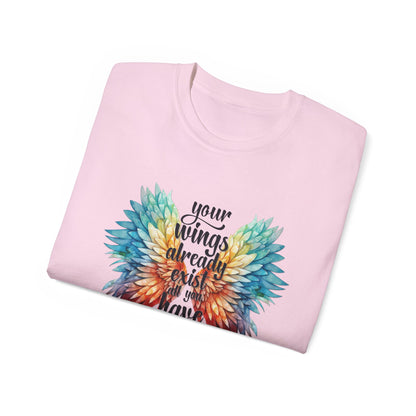 Inspirational Wings Tee-Your Wings Already Exist All You Have To Do Is Fly