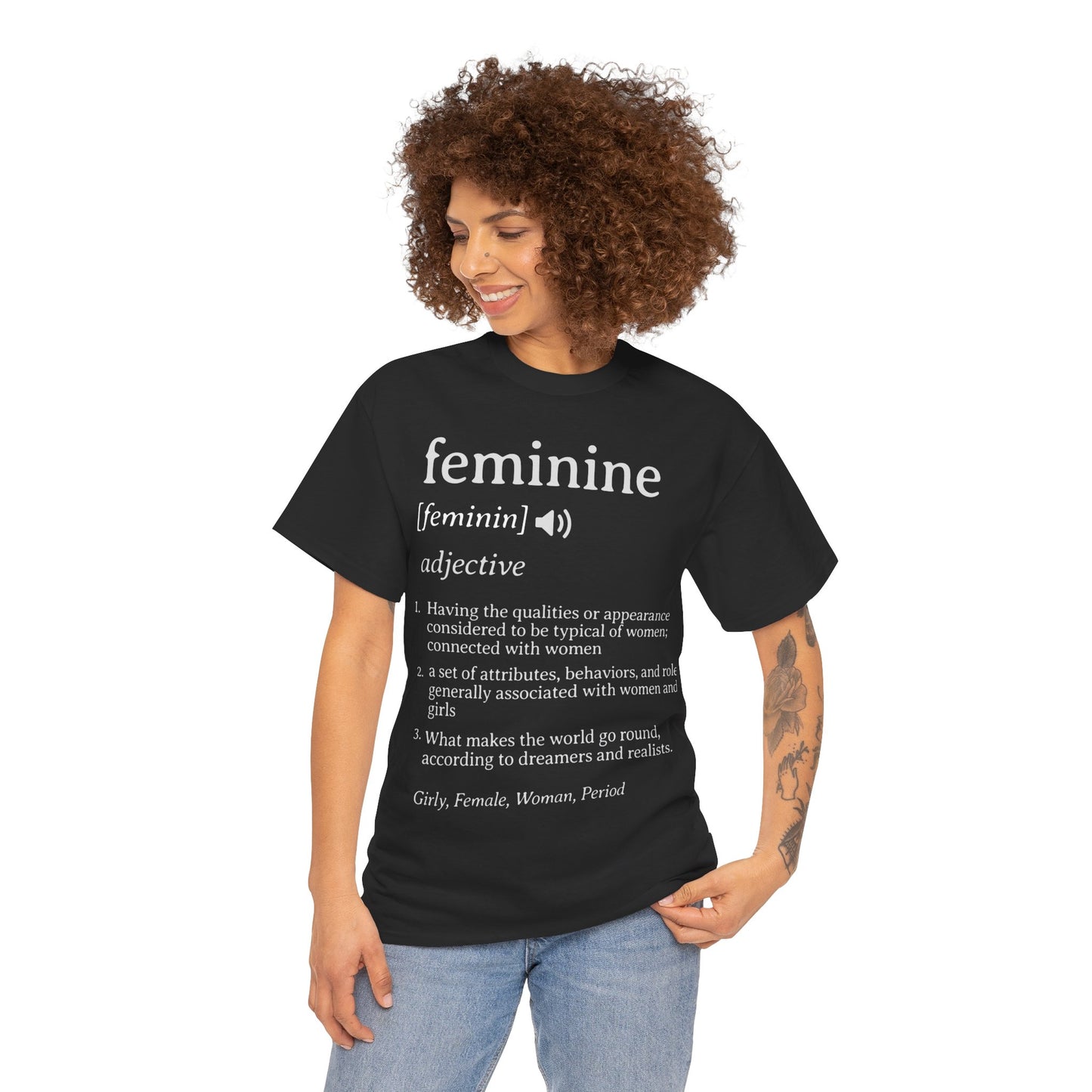 Feminine Defined Cotton Tee