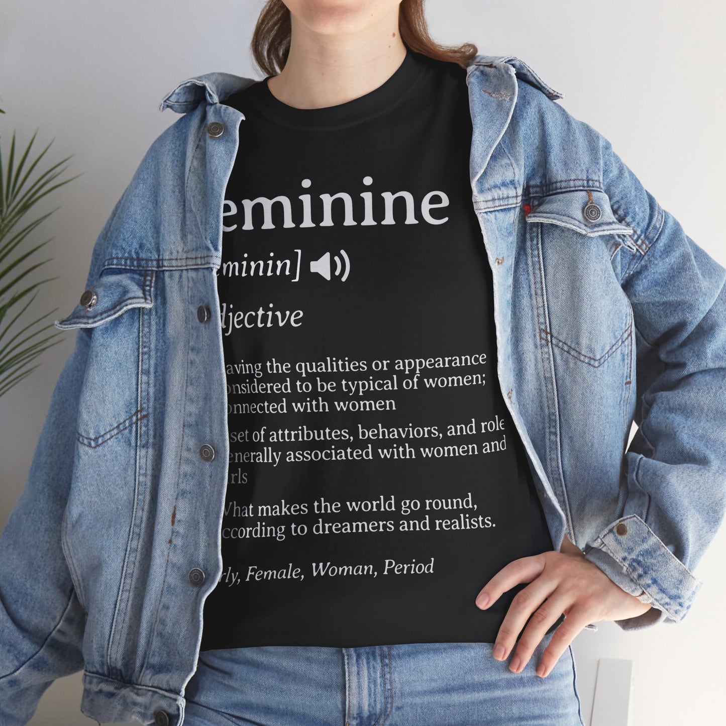 Feminine Defined Cotton Tee